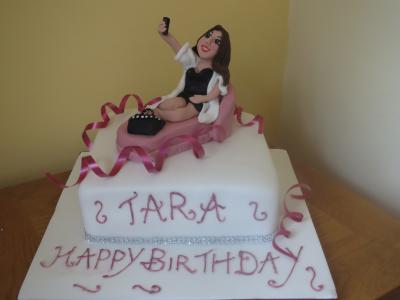 Lady Photo Cake