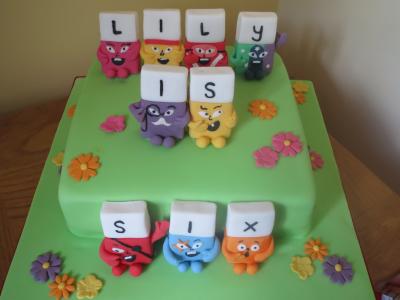 Alphablocks Birthday Cake
