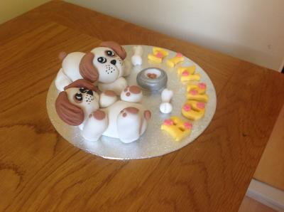 Puppy Dogs Cake Topper