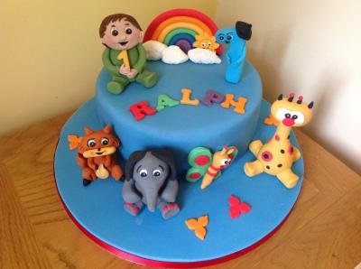 Baby TV Cake
