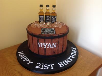 Jack Daniels Birthday Cake