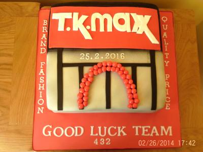TK Maxx Celebration Team Cake