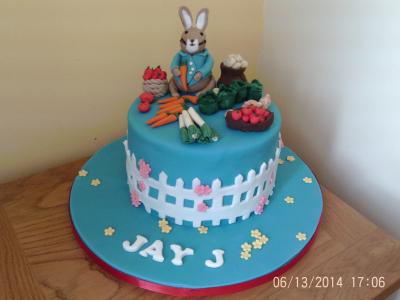 Peter Rabbit Birthday Cake