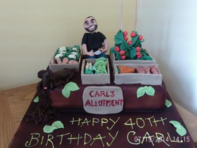 Birthday Boy Allotment Cake