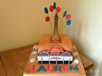 Blackpool Tower Cake
