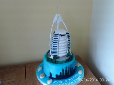 Dubai Burj Cake
