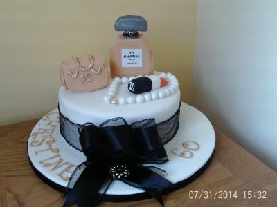 Designer Perfume Cake
