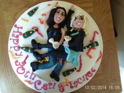 Drunken Ladies Prosecco Wine Cake