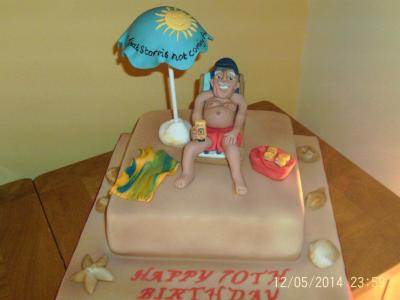 Beach Holiday Cake