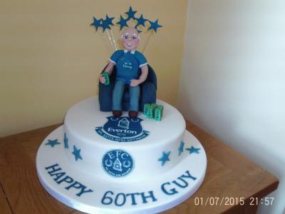 Everton Football Cake
