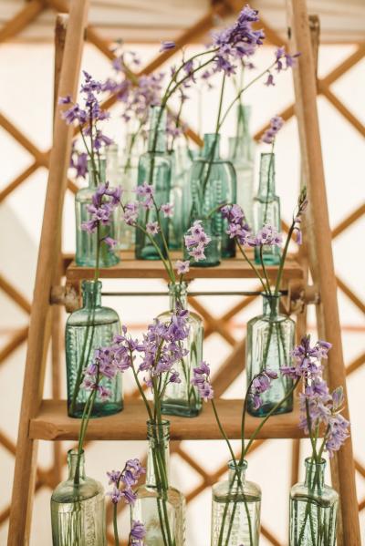 Wedding Yurts Props - Wooden Ladder
