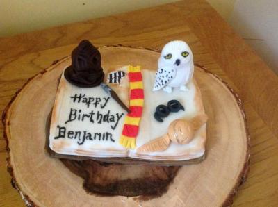 Harry Potter Book Cake Topper
