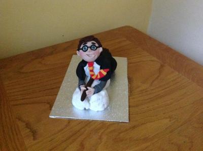 Harry Potter Flying Cake Topper