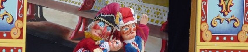 Punch and Judy on the beach Weymouth Punch and Judy on the beach Weymouth