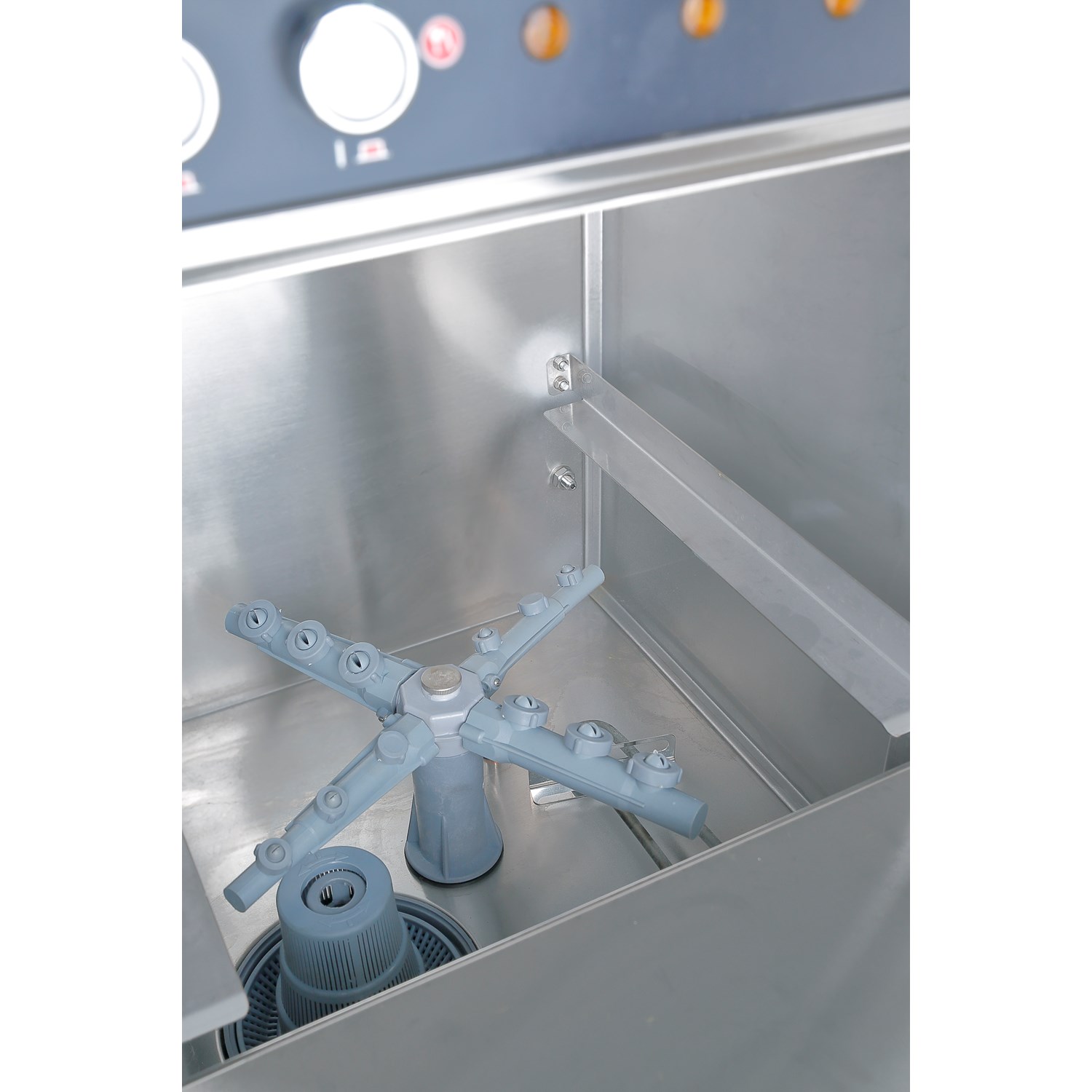 Commercial Glasswasher. Drain, Rinse Aid, Detergent Pumps & 400mm Baskets