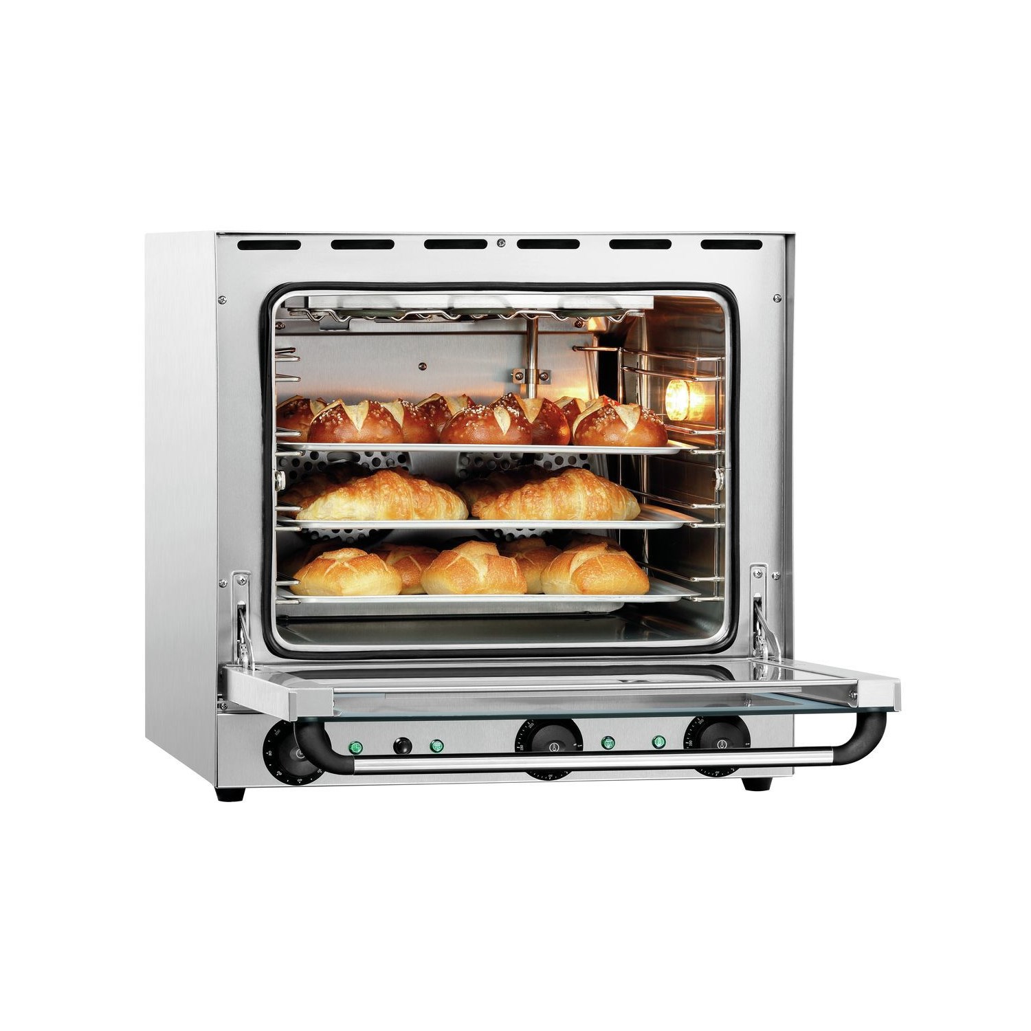 Bartscher Commercial Convection Oven with Steam & Grill 62L Capacity