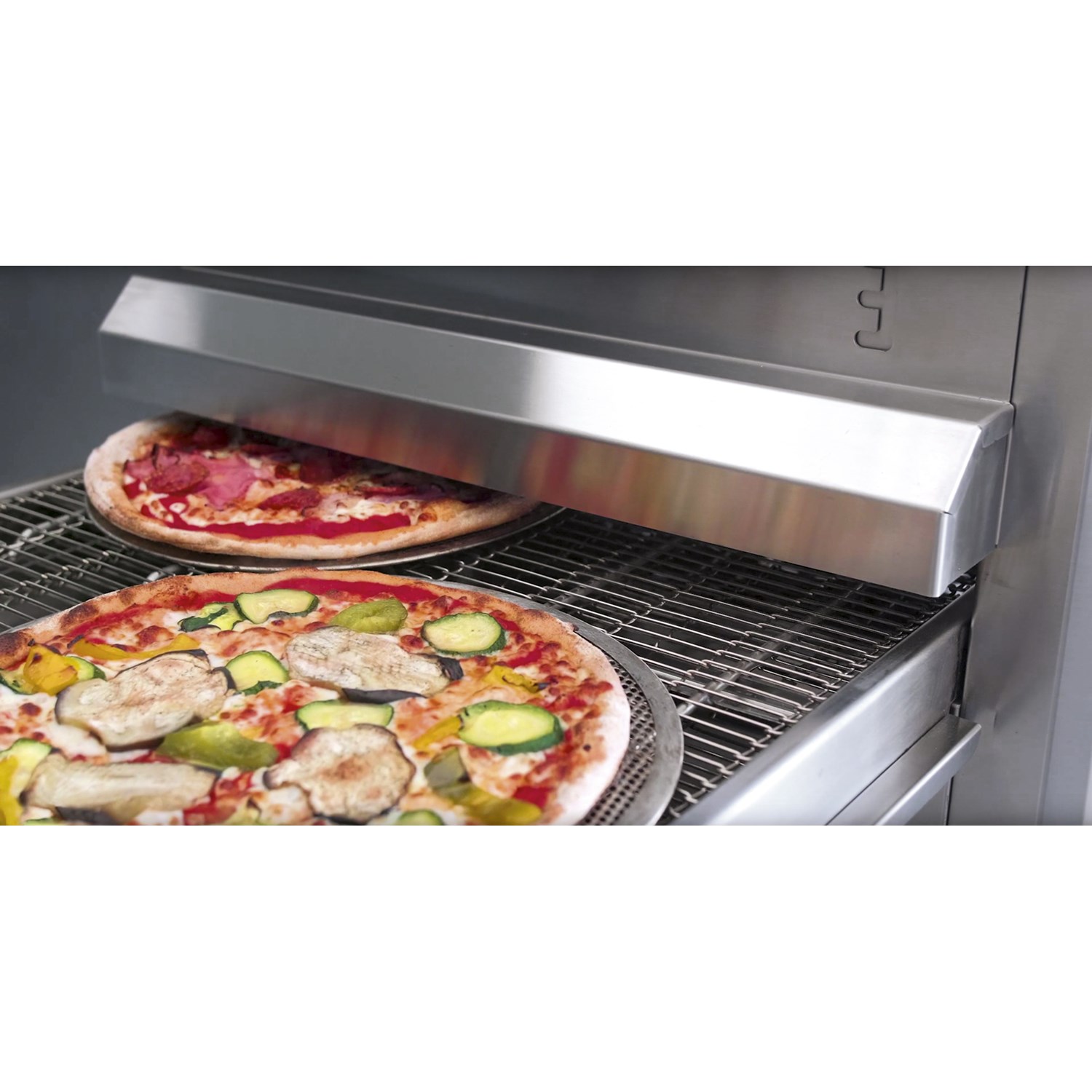 Italinox Prisma 20" Belt Electric Conveyor Pizza Oven C/50 With Free Stand Single Phase Electric