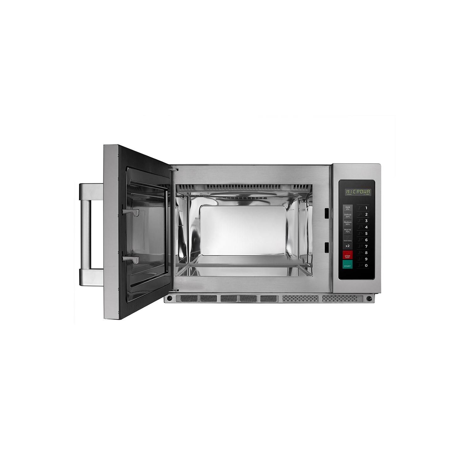 Quattro 1800w 34ltr Stackable Commercial Microwave Oven Heavy Duty