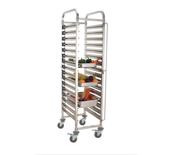 Quattro 16 Tier Clearing Trolley - 1-1 GN Size Quattro 16 Tier Clearing Trolley - 1-1 GN Size