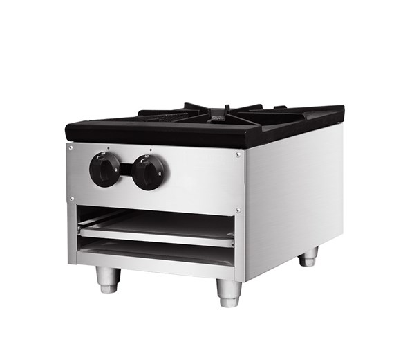 Slimline Mini Curved Glass Heated Countertop Display Italinox SW1P