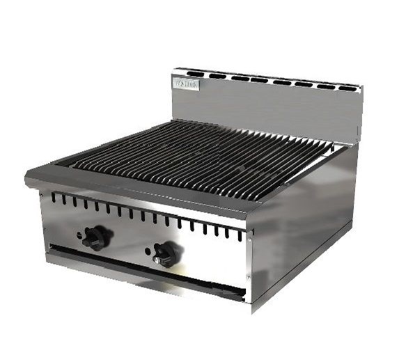 Graded - Chef King Lava Rock Two Burner Gas Chargrill