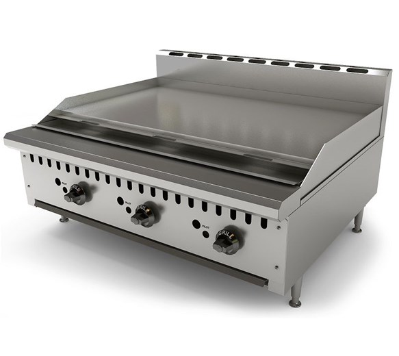 Chef King Imperial 36 inch - 915mm Gas Griddle - 3 Burner Heavy Duty Natural Gas