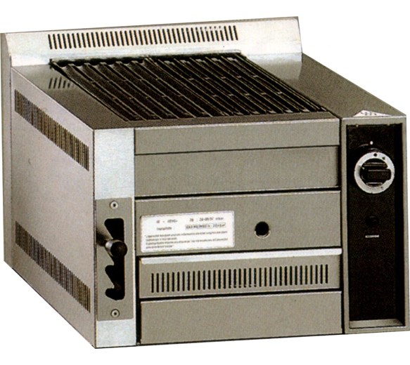Gam B50 Lava Rock Chargrill - Natural Gas - Made In Italy