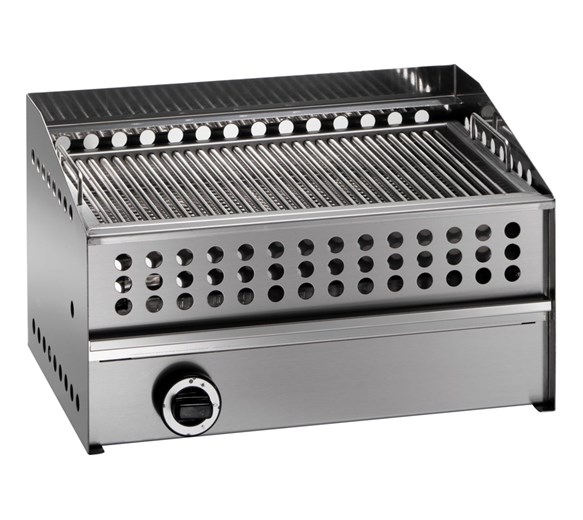 Gam GS3 Lava Rock Chargrill - Natural Gas - Made In Italy - Premium Quality