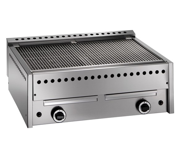 Gam GS6 Lava Rock Chargrill - Natural Gas