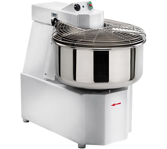 Gam Single Speed Spiral Dough Mixer. 76 ltr - 64kg Bowl. Made In Italy. SX60 3PH
