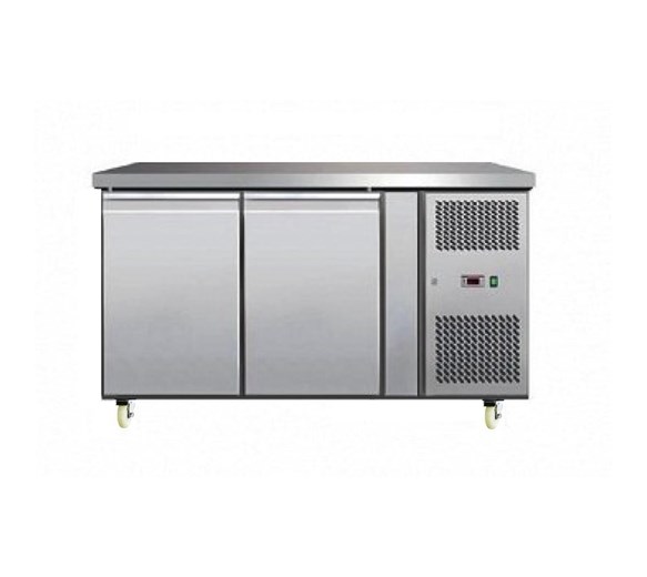 Gastroline Commercial Two Door Freezer Prep Counter 196L Capacity