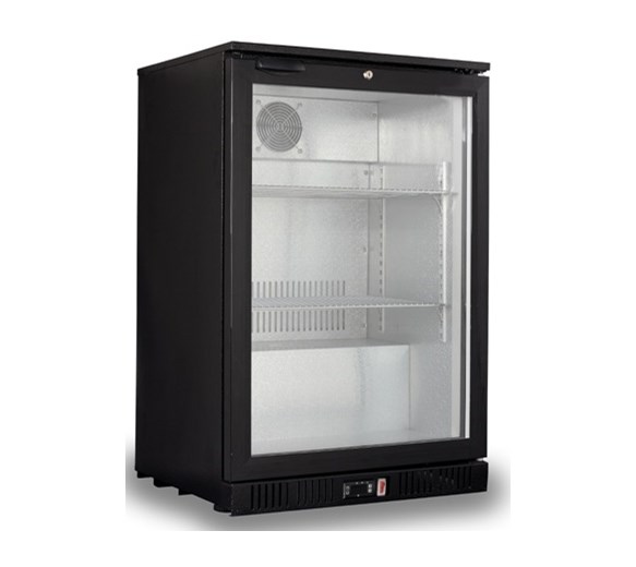 Gastroline Commercial Hinged Single Door Drinks Fridge 130L Capacity