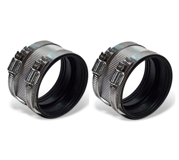 1 Pair Grease Trap Coupling - Flexible Connector 50mm