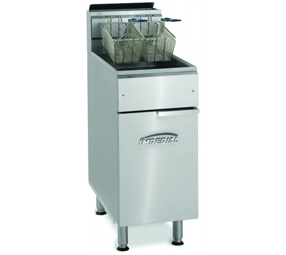 Imperial IFS40-OP Twin Basket Floor Standing Gas Fryer 22 Litre Capacity