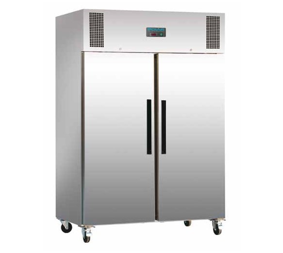 Polar 1200 Litre Double Door Stainless Steel Refrigerator