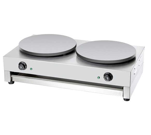Quattro Electric Double Crepe Machine Heavy Duty 2 x 13amp Plugs