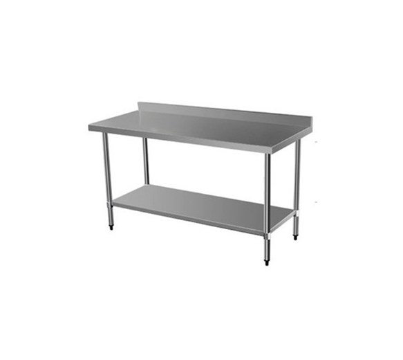 Quattro 600mm Wide Stainless Steel Centre table Quattro 1200mm Wide Stainless Steel Wall Table