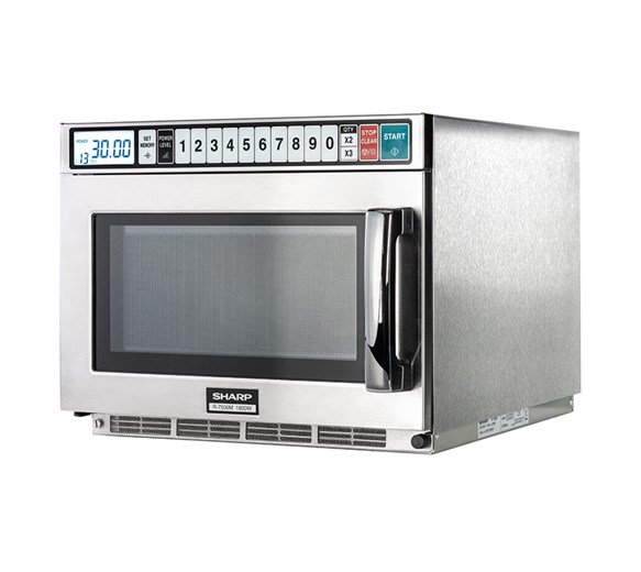 Sharp R-7500 1800w 19ltr Commercial Microwave - Touch Control Sharp R-7500 1800w 19ltr Commercial Microwave - Touch Control