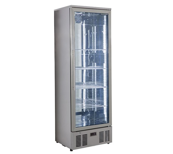 Genfrost Commercial Glass Door Display Fridge in Stainless Steel GBB300SS Genfrost Commercial Glass Door Display Fridge in Stainless Steel GBB300SS