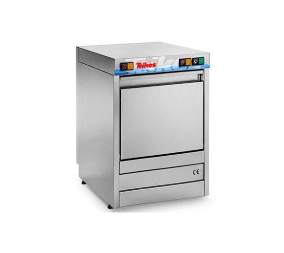Teikos TS830 DET PS 400mm Basket Glasswasher - Fitted Drain Pump 13 amp Model
