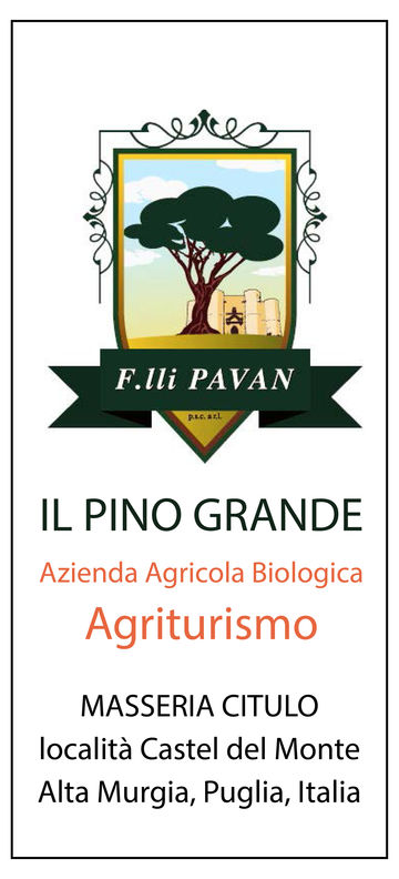 Masseria CITULO - Il Pino Grande soc. coop. agricola a r.l. Masseria CITULO - Il Pino Grande soc. coop. agricola a r.l.
