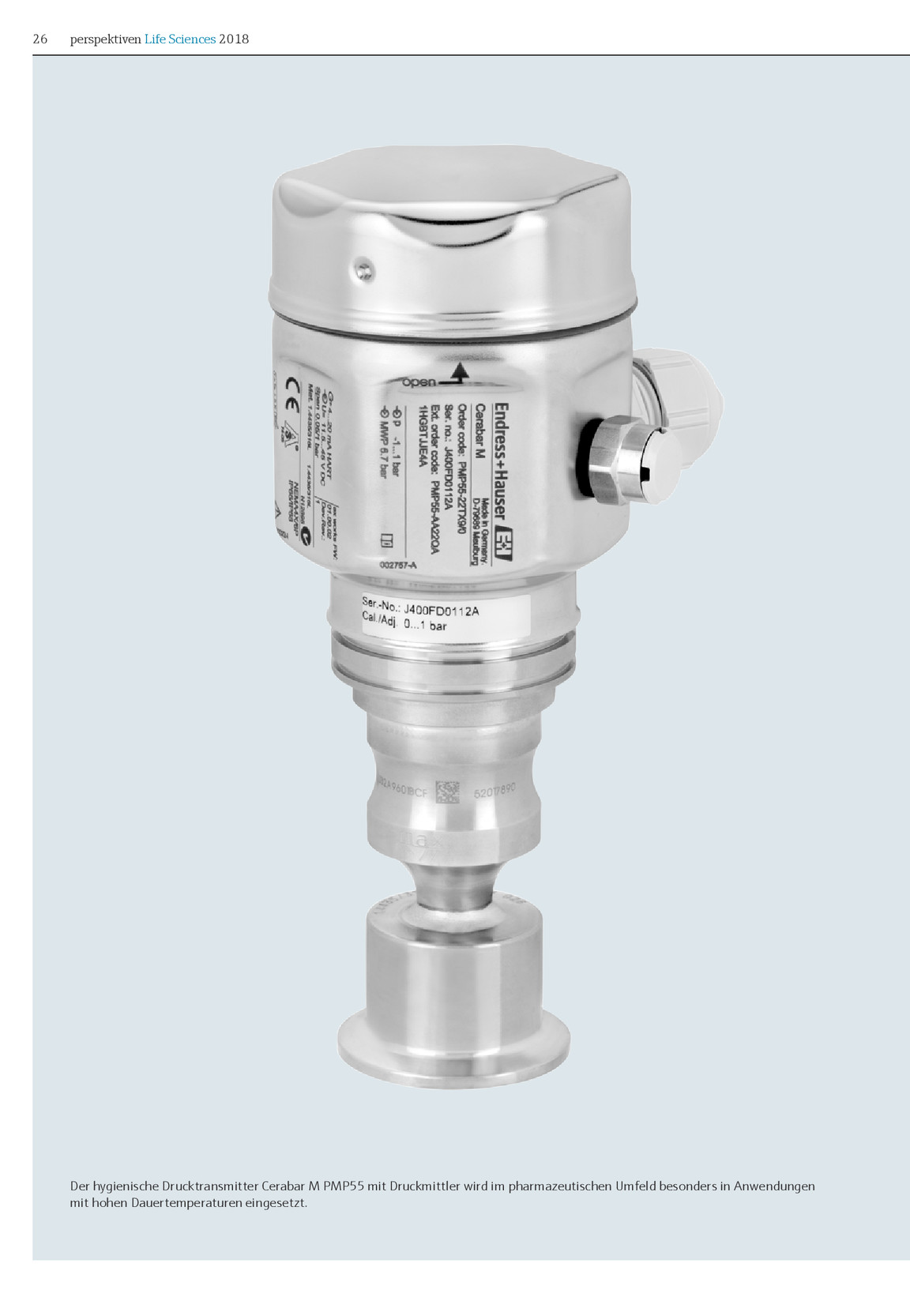 Perspektiven Life Sciences 2018 Endress Hauser Ag Kiosk