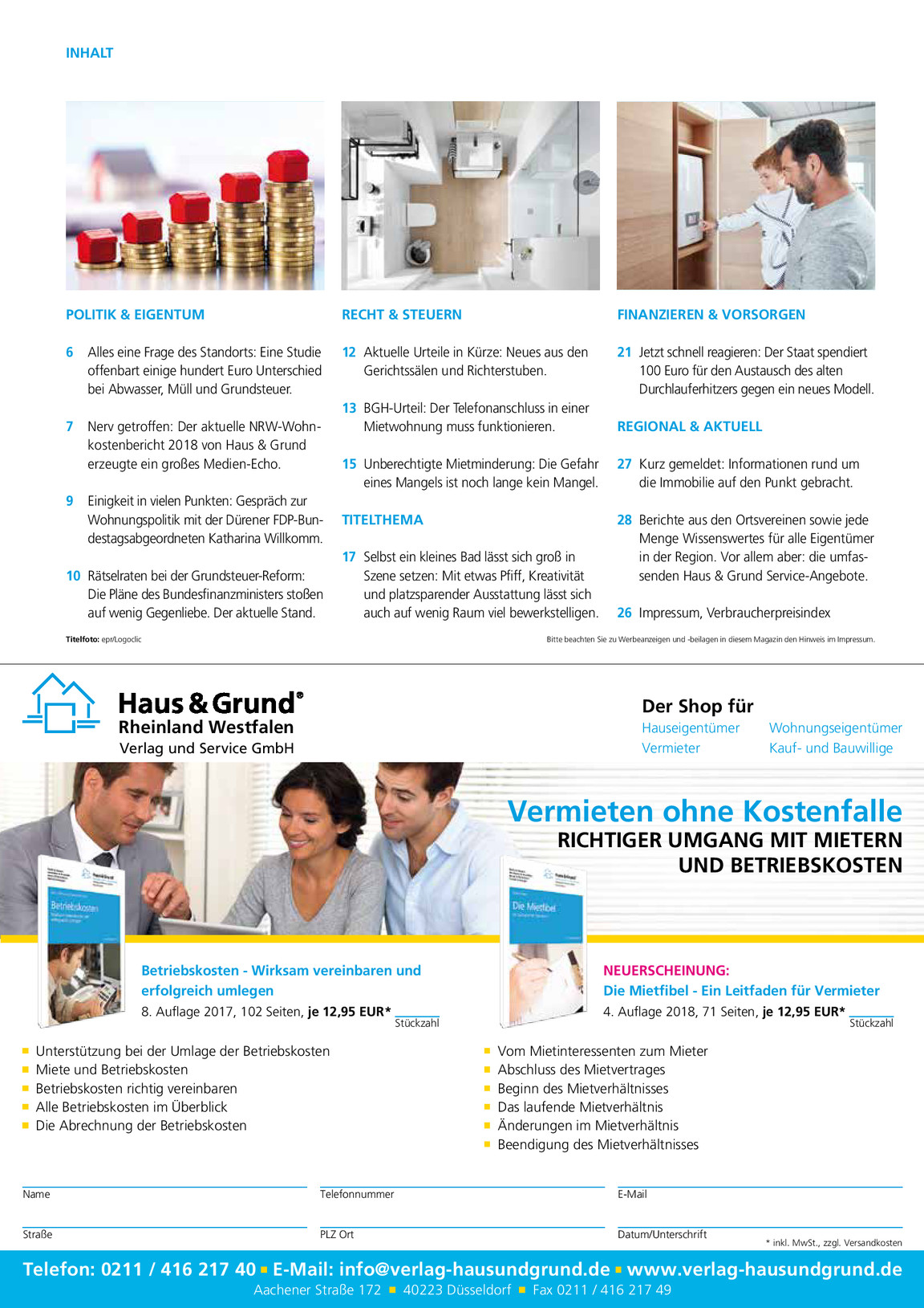 Verbandsmagazin Monchengladbach Viersen Februar 2019 H G Mg