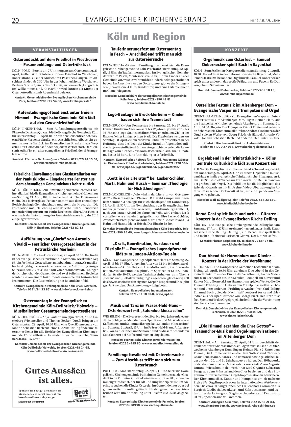 Koln Und Region 17 2019 Unsere Kirche