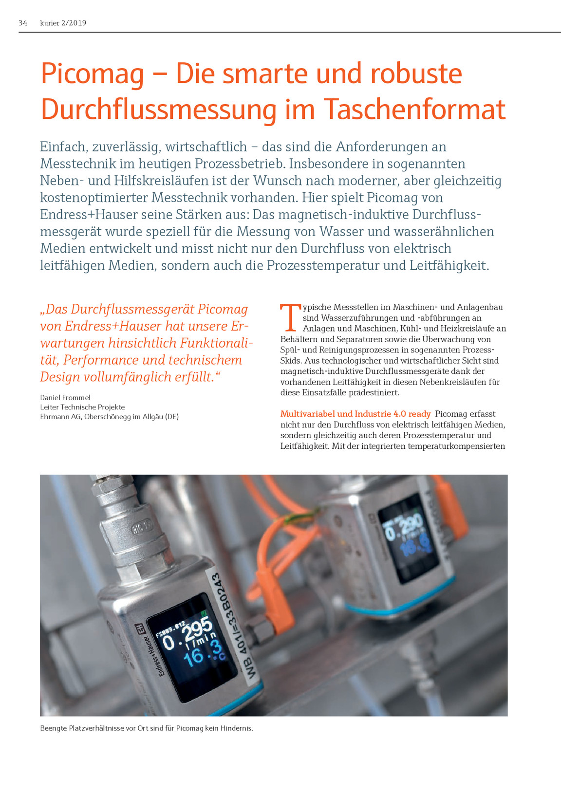 Kurier 2 2019 Endress Hauser Ag Kiosk