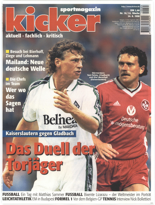 Kicker 70 1998 Olympia Verlag Gmbh
