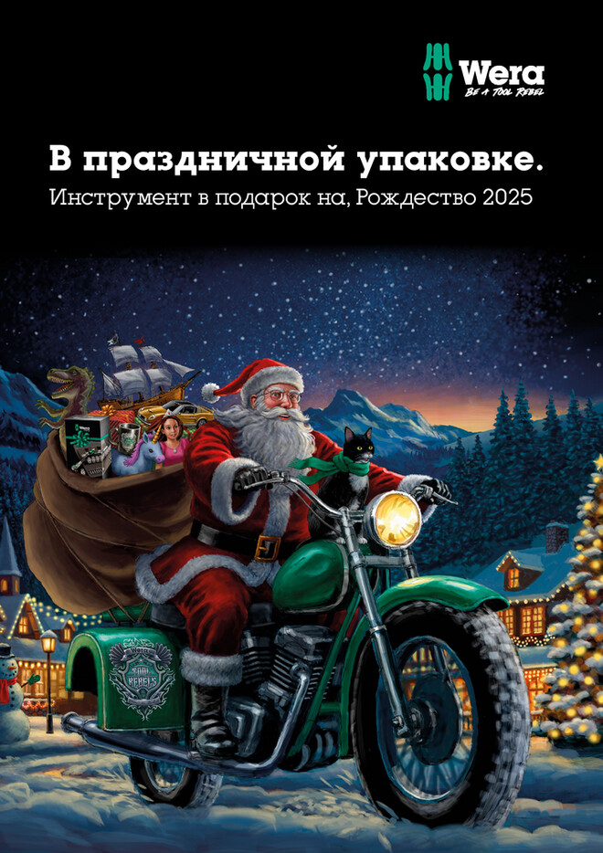 (RU) В праздничной упаковке. Инструмент в подарок на, Рождество 2025 (In festive packaging. A tool as a gift for Christmas 2025.)