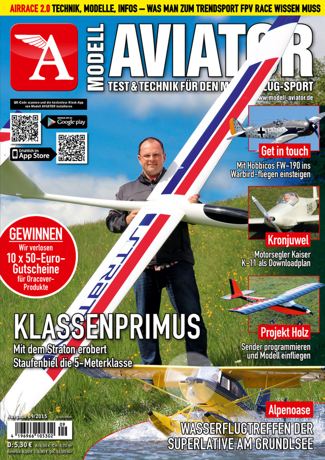 Modell Aviator Ausgabe 09 15 Flugmodell