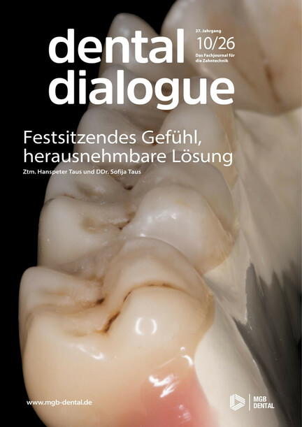 Titelseite dental dialogue 10-2026