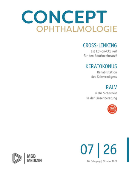 Titelseite concept ophthalmologie 7/2026